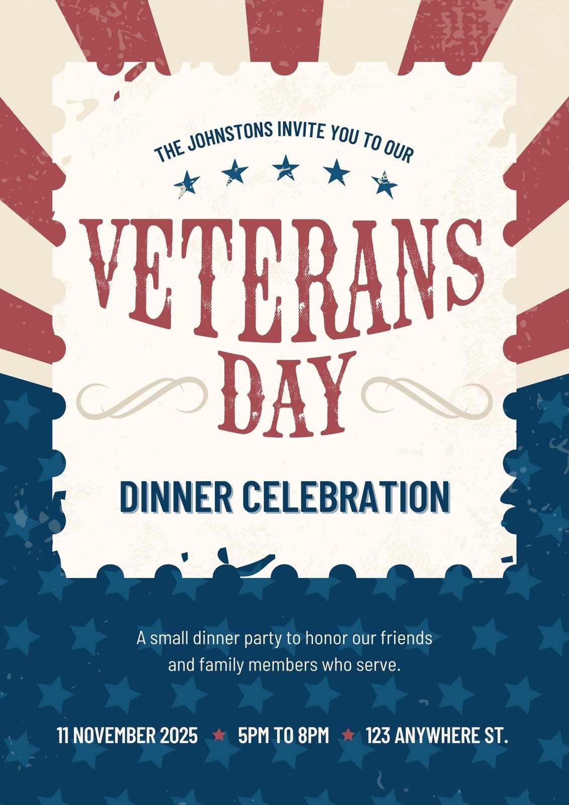 Free Custom Printable Veterans Day Poster Templates Canva