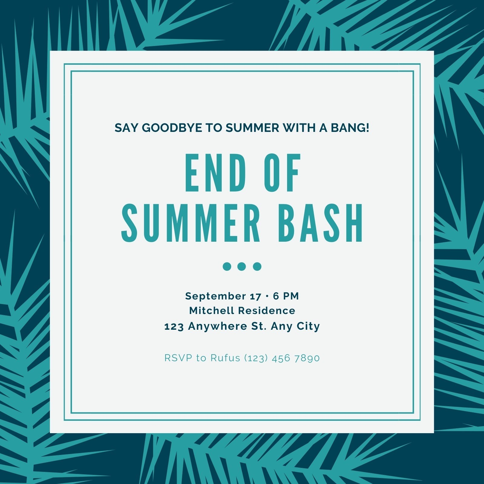 Free Customizable Block Party Invitation Templates Canva