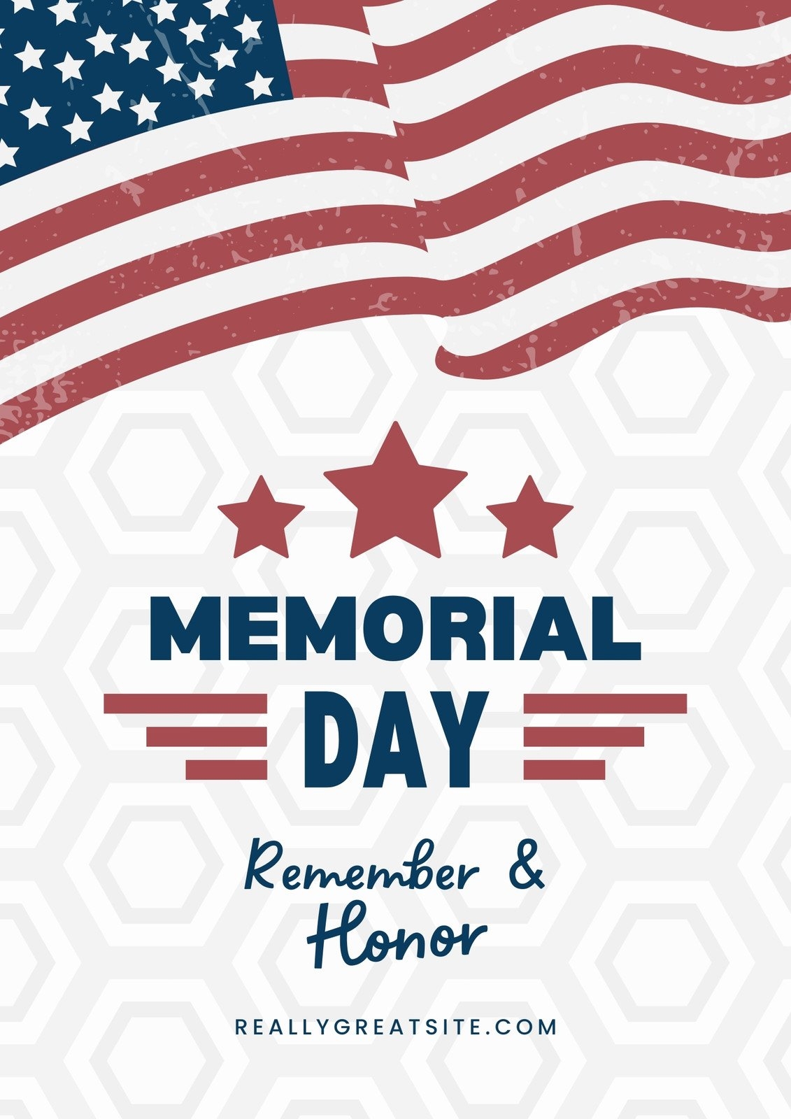 Free Customizable Memorial Day Flyer Templates Canva