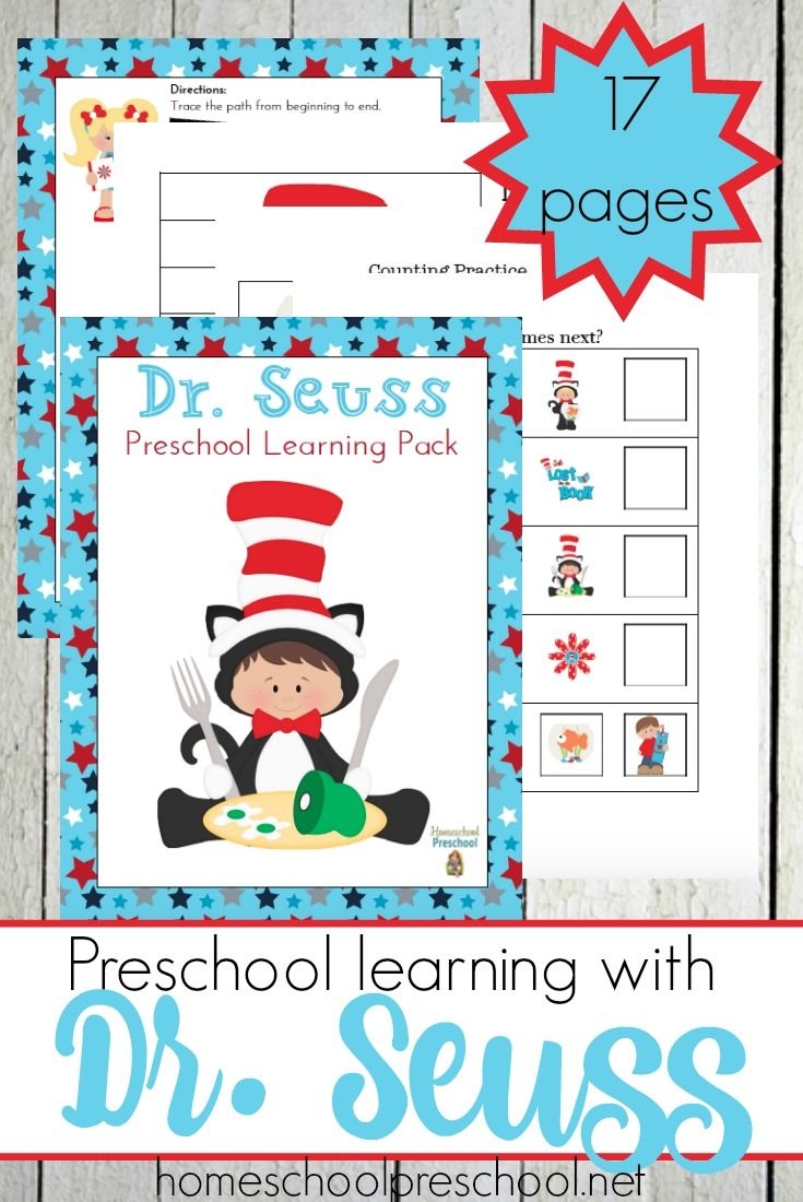 Free Dr Seuss Printable Pack For Preschoolers