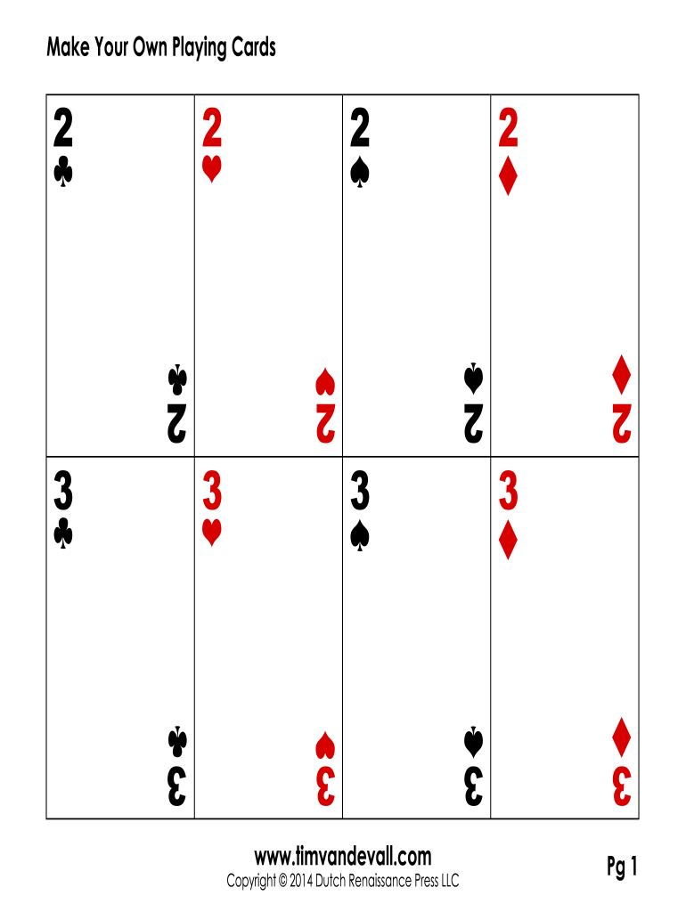 Free Editable Playing Card Template Word Fill Out Sign Online DocHub