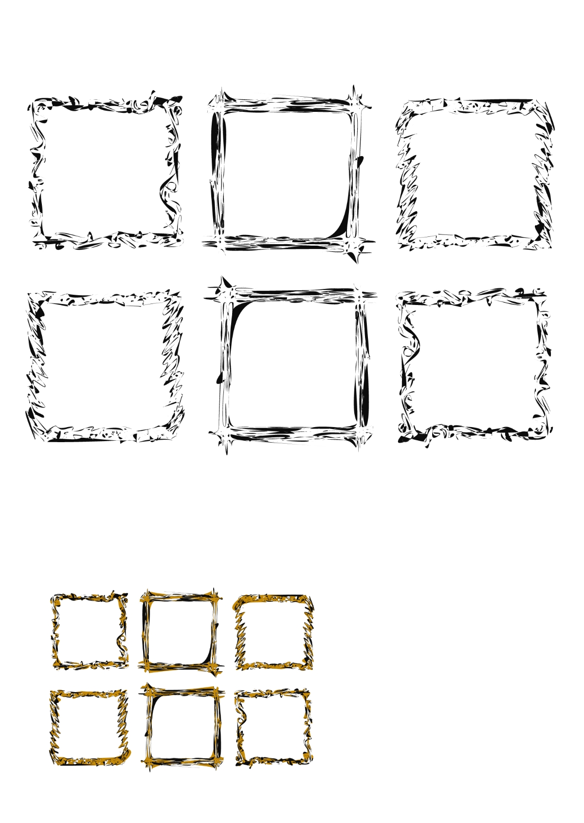 Free Frame Doodle Coloring Page Template To Edit Online