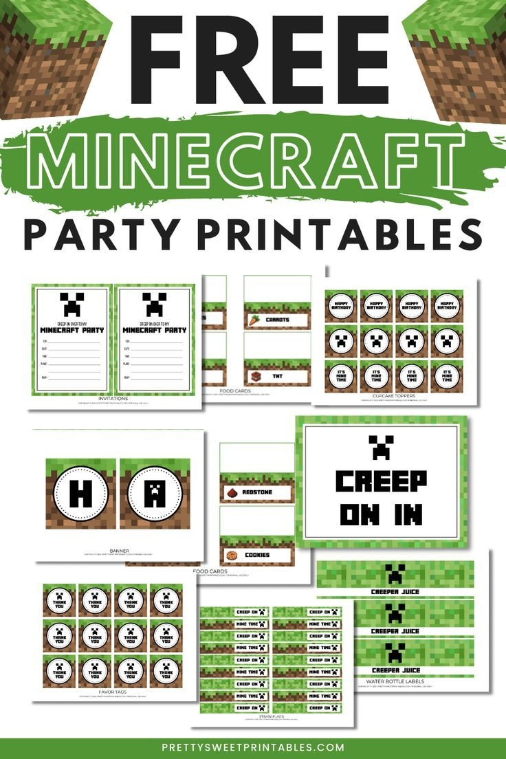 Minecraft Editable Signs Printable