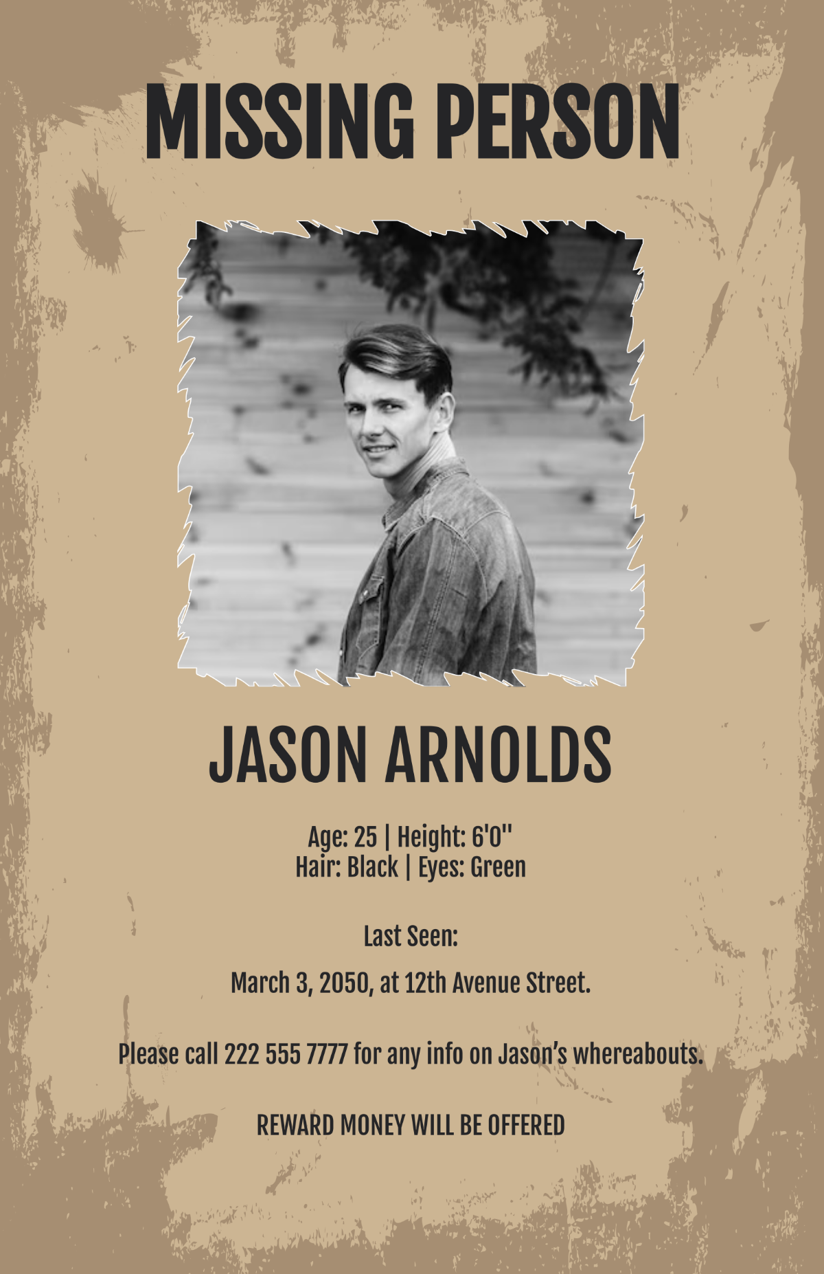 Looking For Editable And Printable Posters