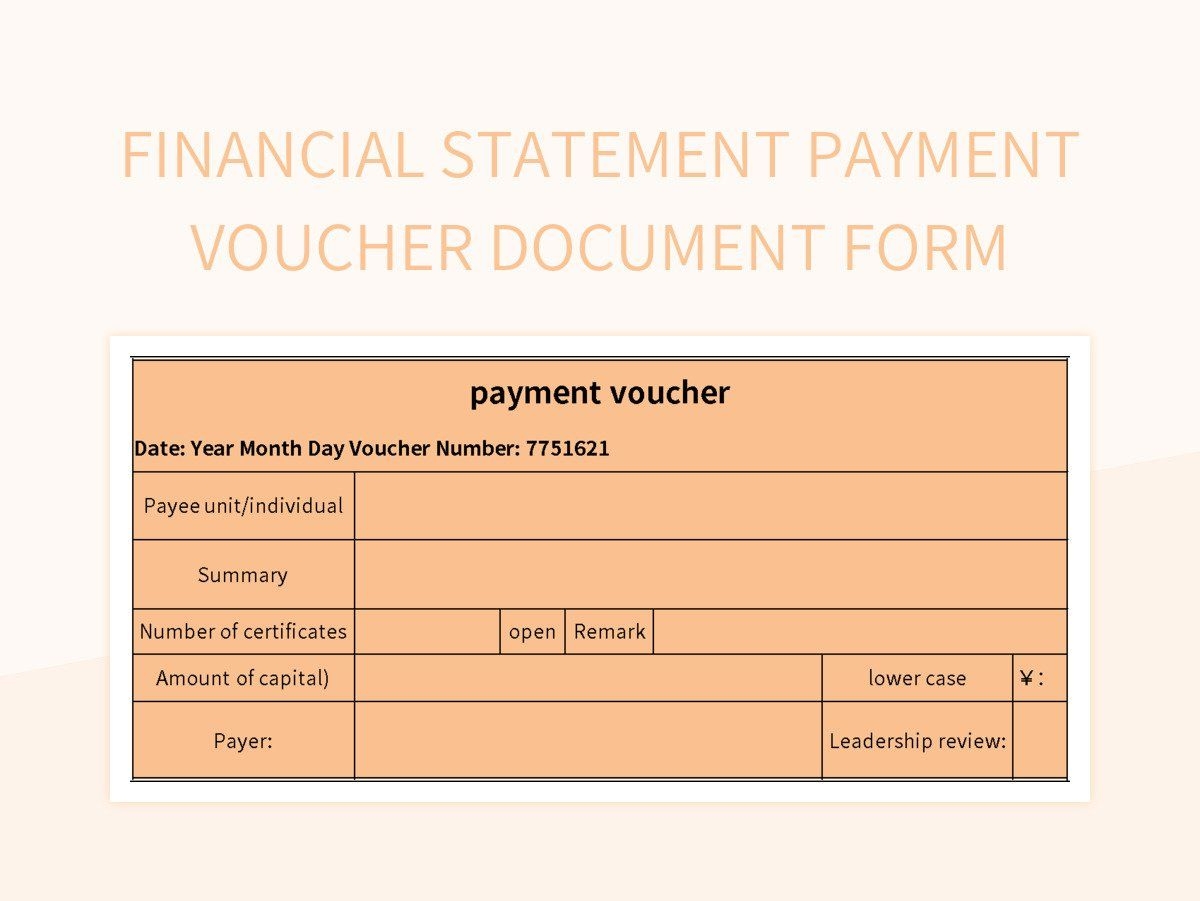 Free Payment Voucher Templates For Google Sheets And Microsoft Excel Slidesdocs