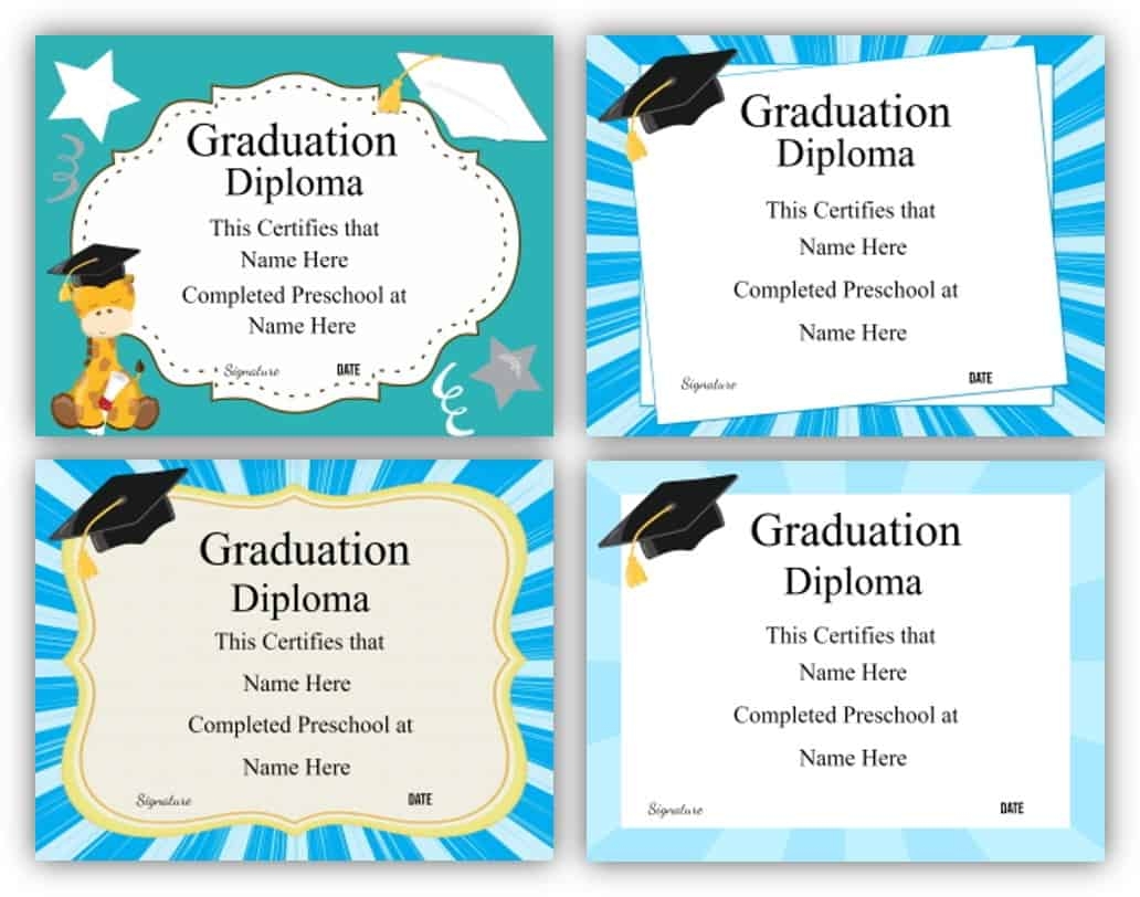 Free Editable Printable Head Start Graduation Certificates