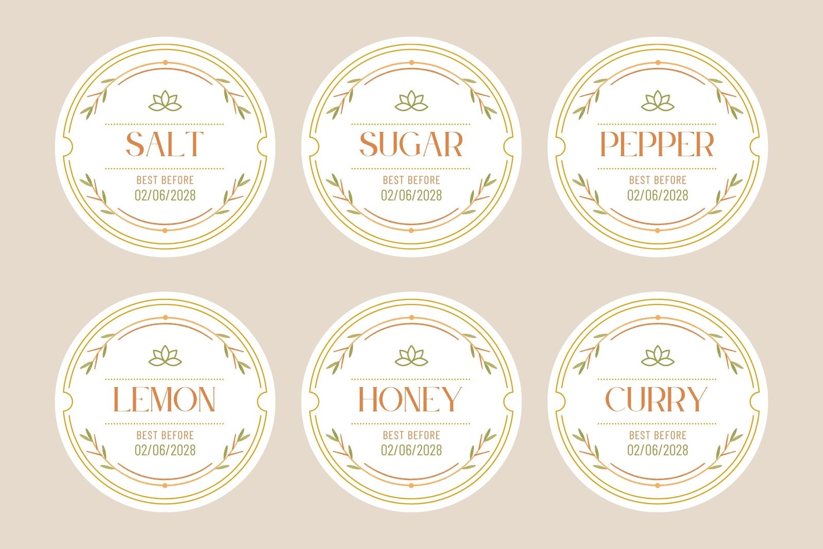 Editable Free Printable Labels For Jars
