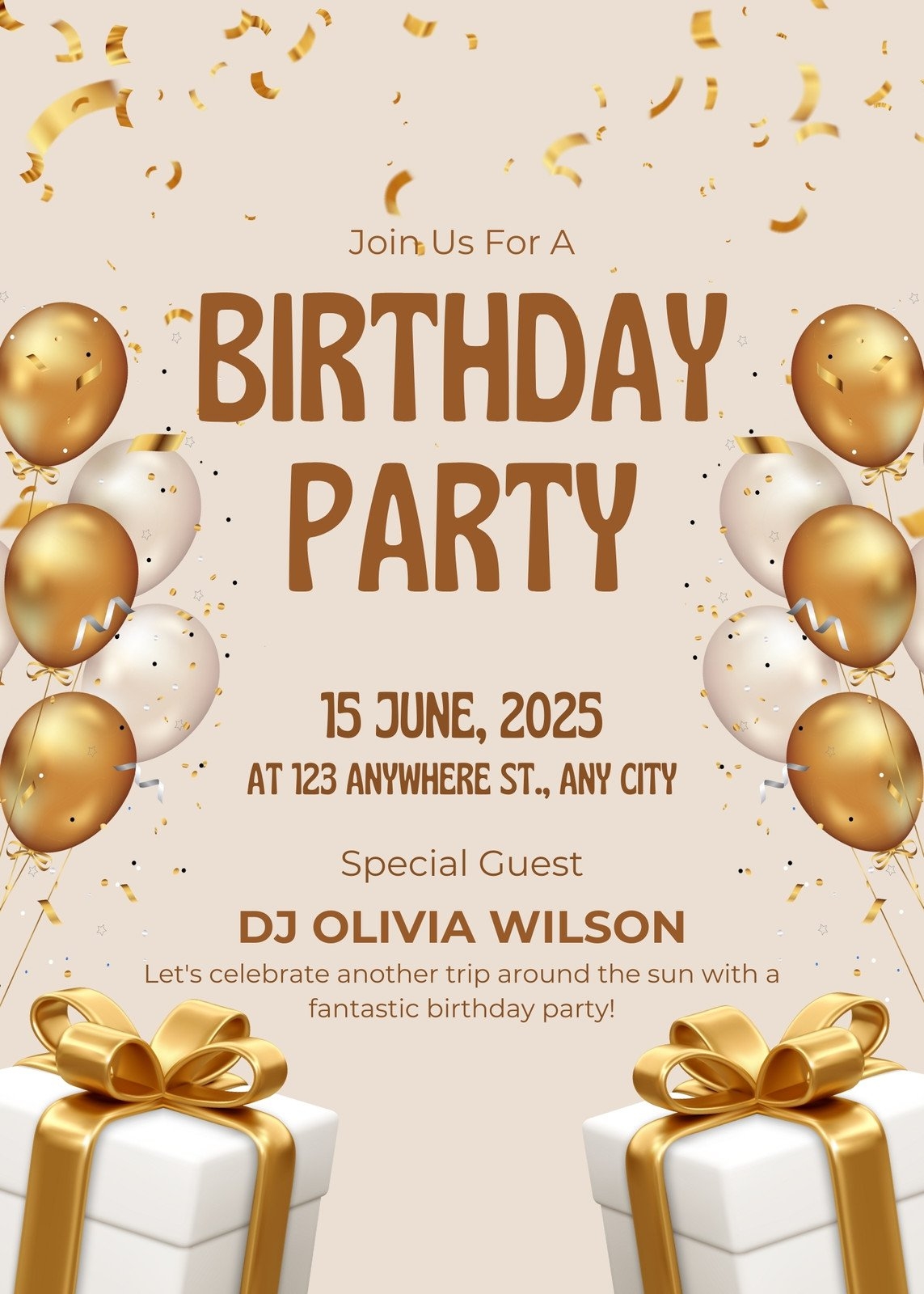 Free Printable And Customizable Party Flyer Templates Canva