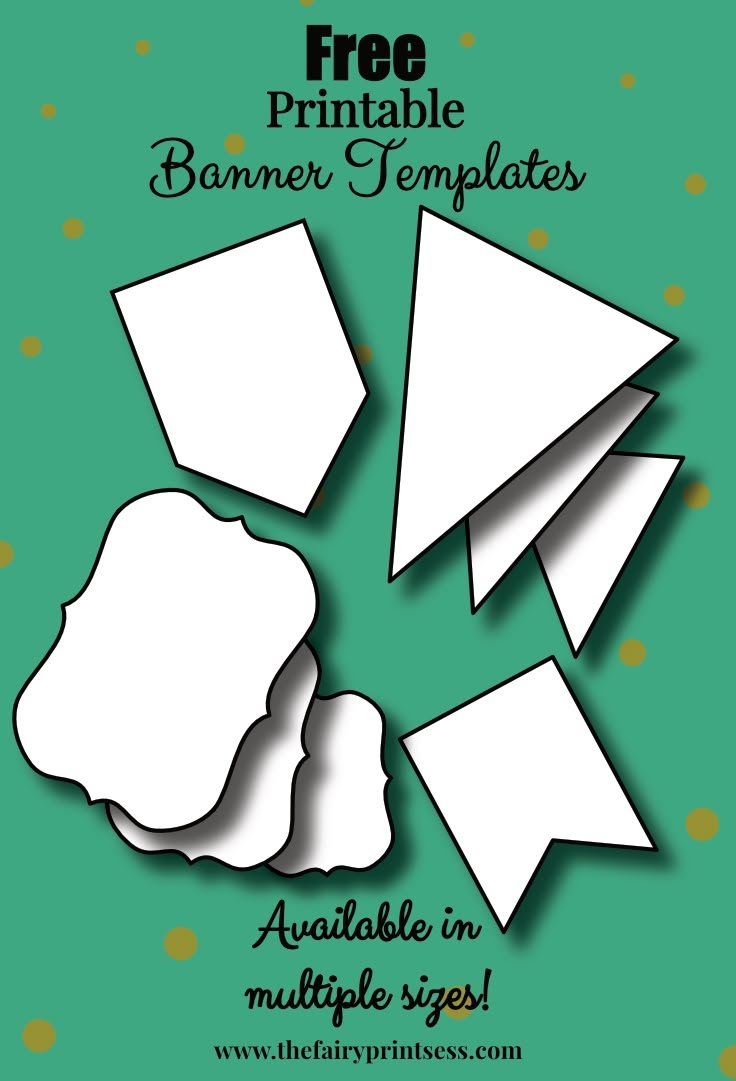 Free Printable Banner Templates Multiple Sizes And Shapes