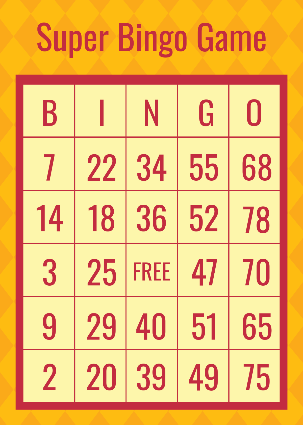 Free Printable Bingo Card Templates To Customize Online