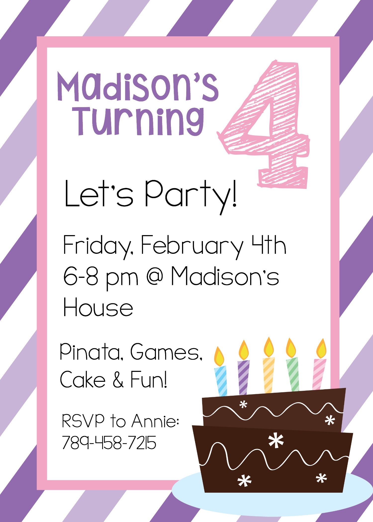 Free Editable Printable Birthday Party Invitations