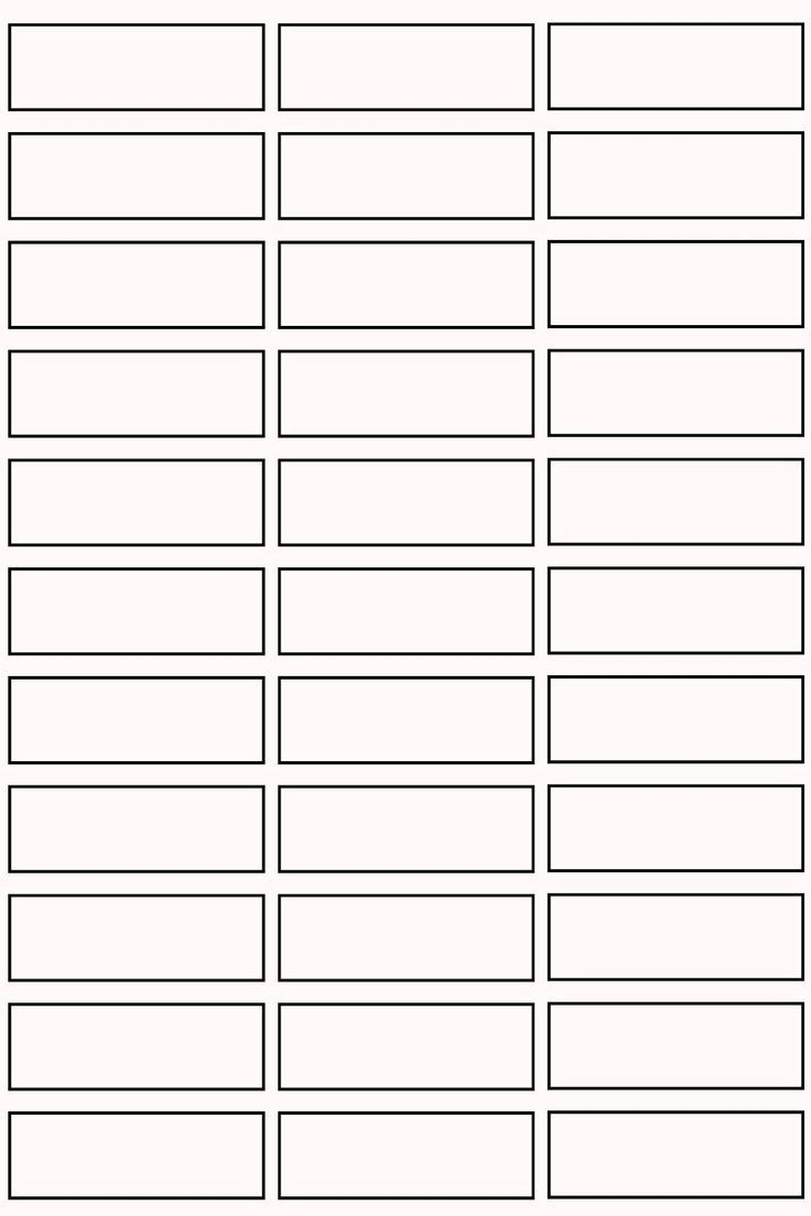 Free Printable Avery 8160 Editable Template