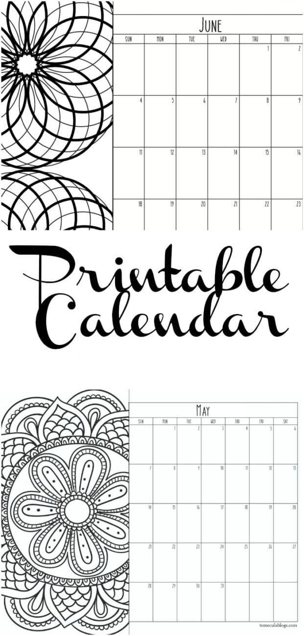 Free Printable Calendar