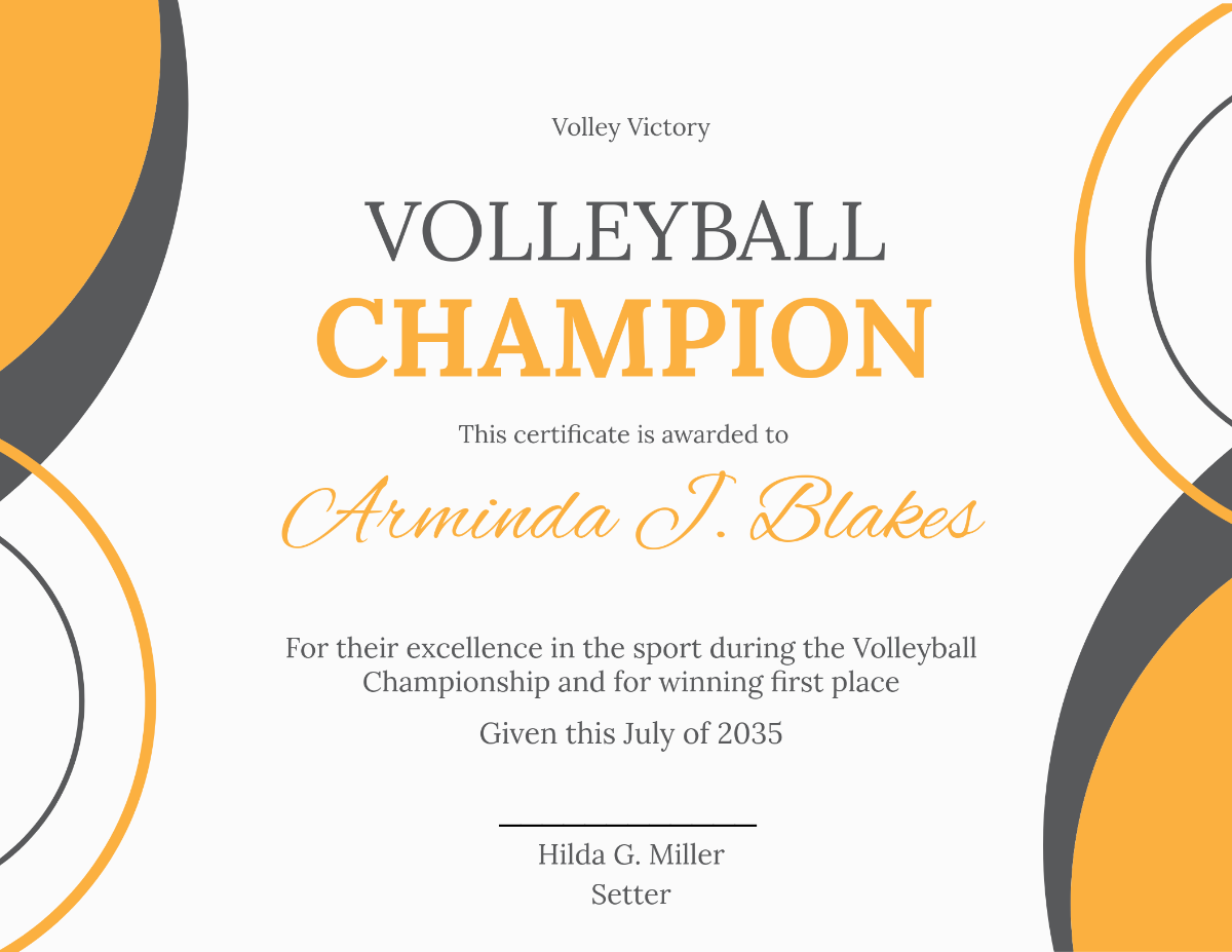 Free Printable Champion Certificate Templates To Customize Online