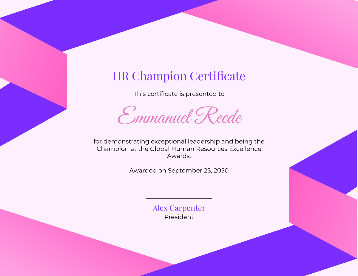 Free Printable Champion Certificate Templates To Customize Online