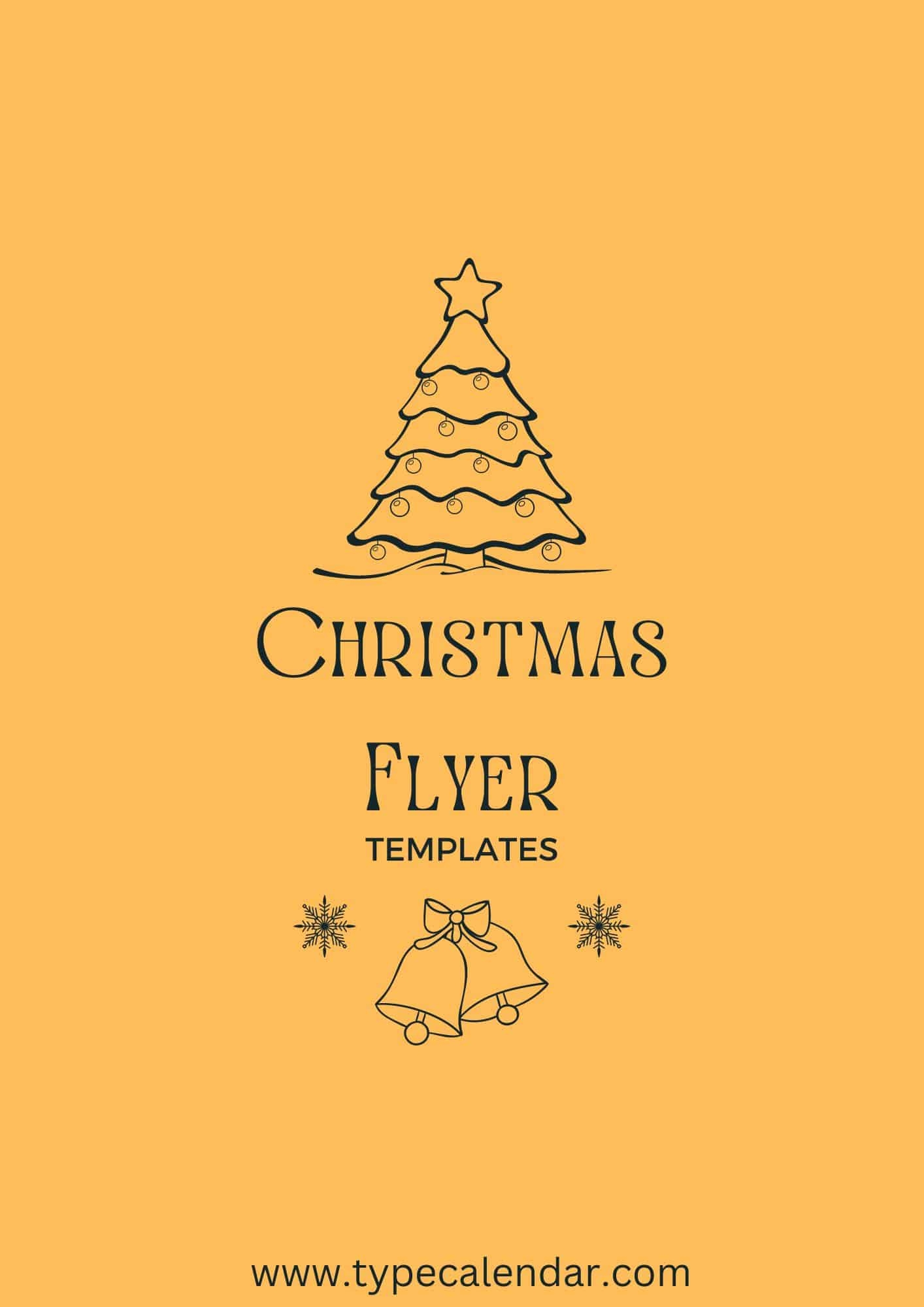 Free Printable Christmas Flyer Templates PDF Word PSD 