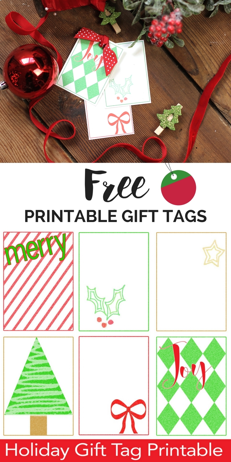 Free Printable Christmas Gift Tags Suburban Simplicity