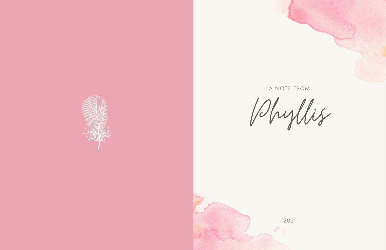 Free Printable Customizable Folded Note Card Templates Canva