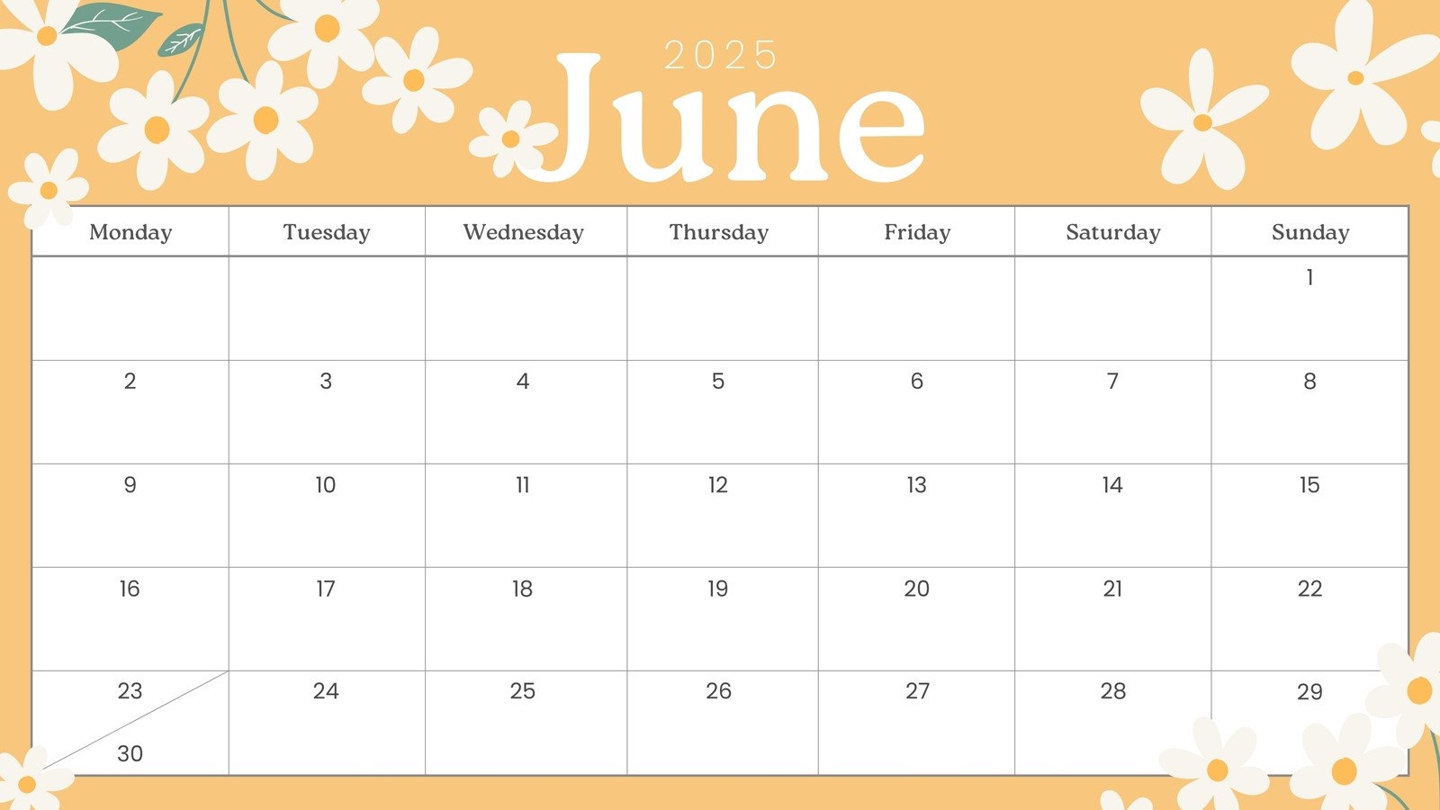 Free Printable Customizable Monthly Calendar Templates Canva