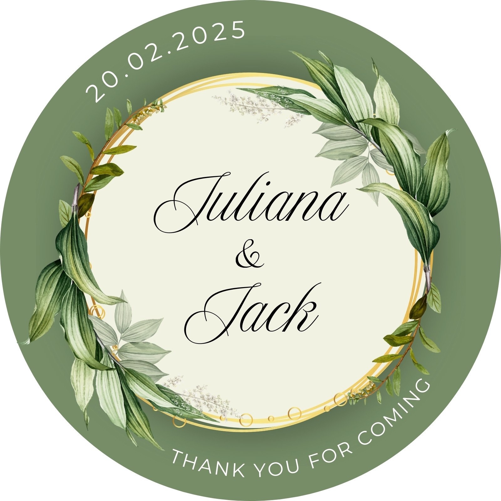 Free Printable Customizable Wedding Label Templates Canva
