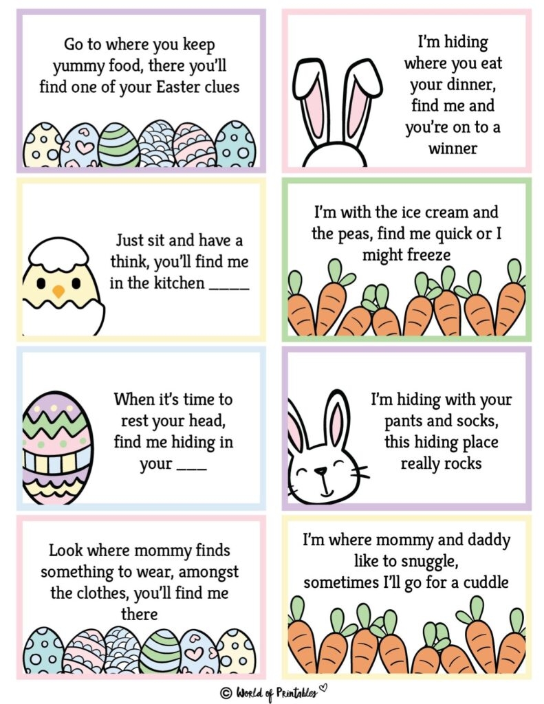 Editable Easter Eggs Printable