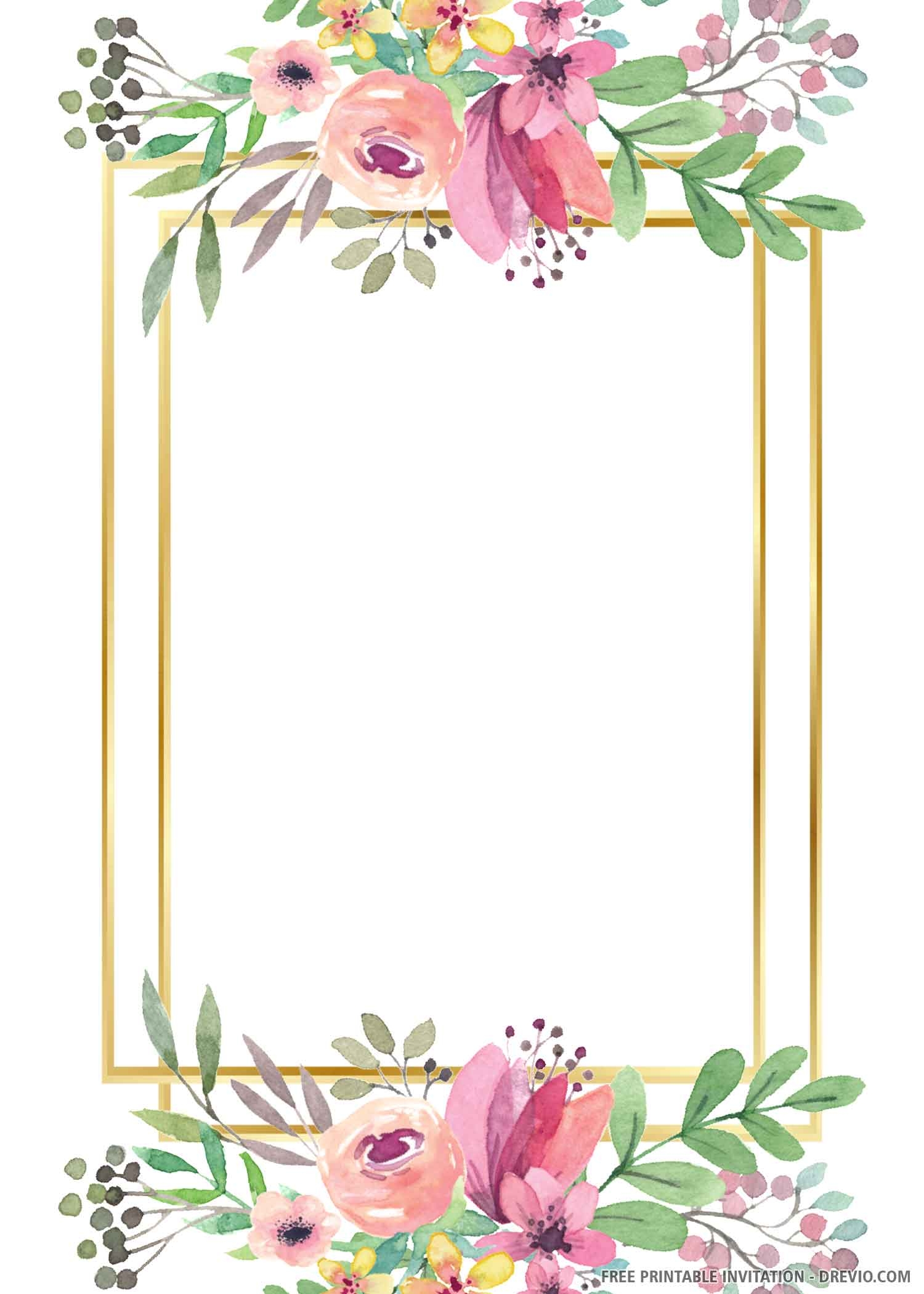 Free Editable Printable Invitations