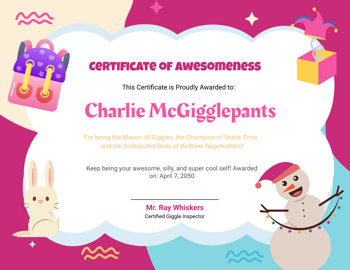 Free Printable Funny Certificate Templates To Customize Online