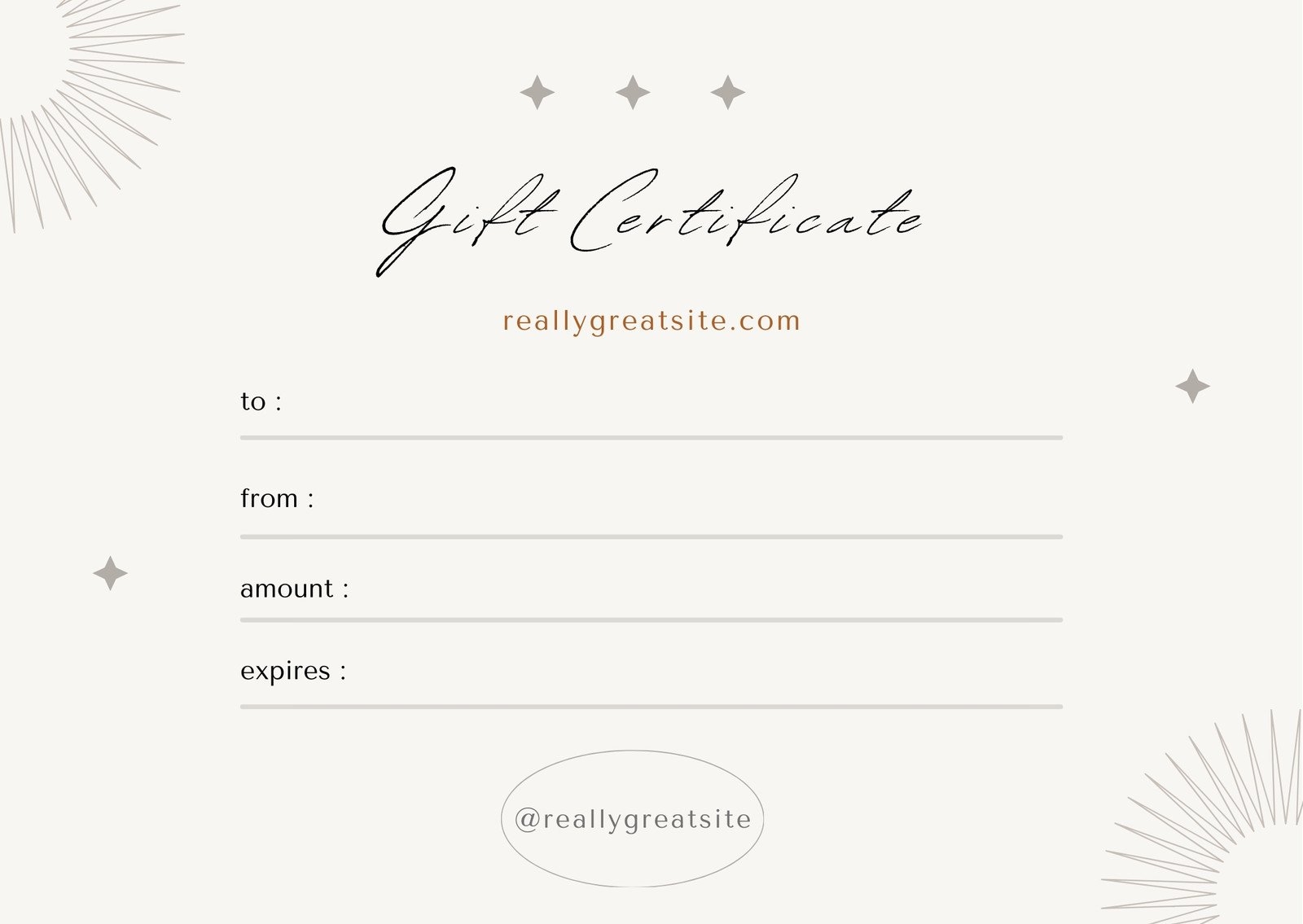 Free Printable Gift Certificate Templates To Customize Canva