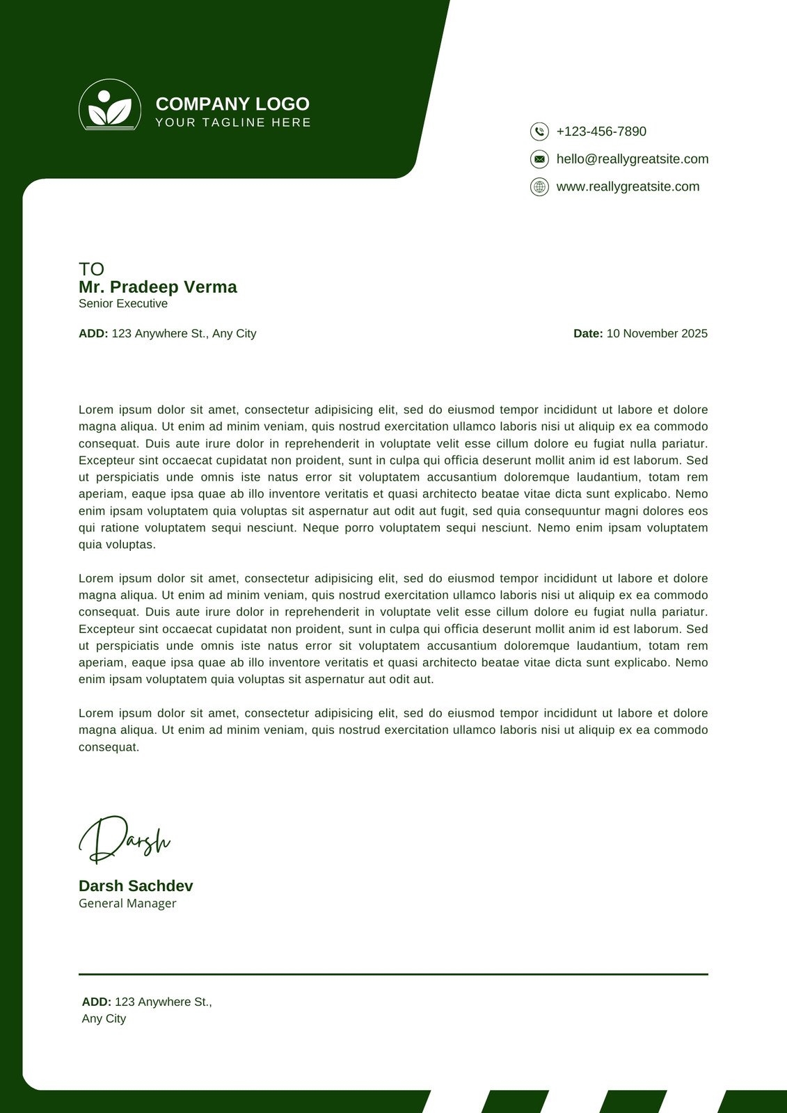 Free Printable Letterhead Templates You Can Customize Canva