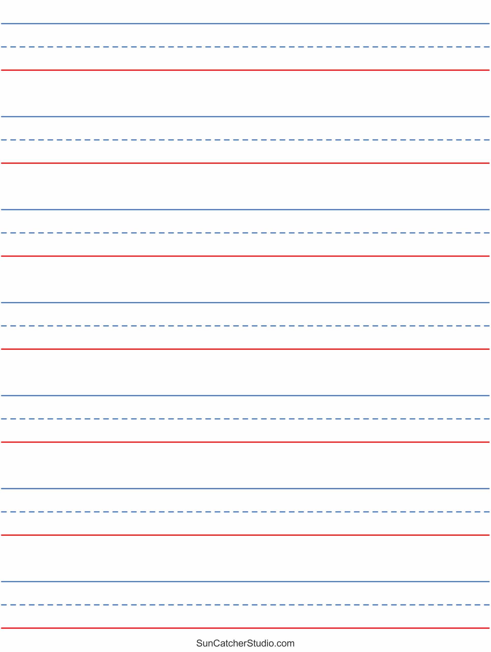 Printable And Editable Lined Paper