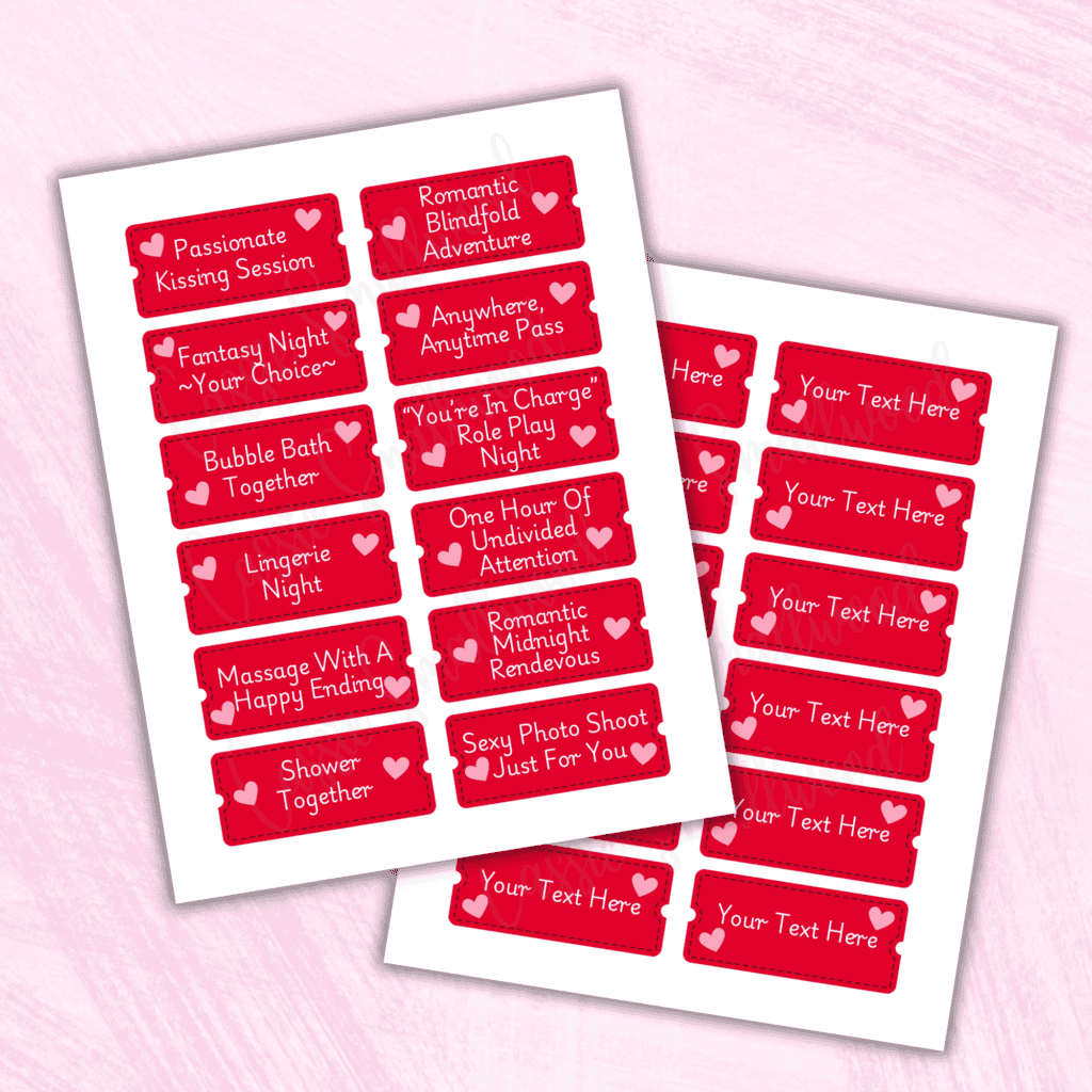 Free Printable Love Coupons Cassie Smallwood