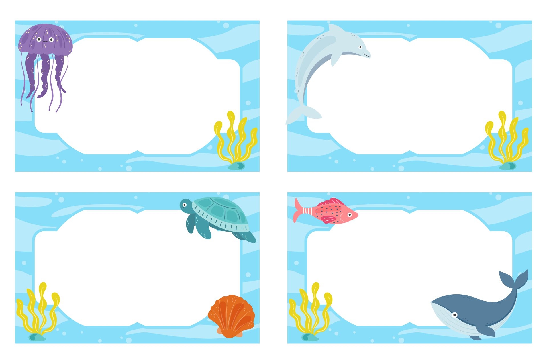 Free Printable Ocean Name Tags Download Free Printable Ocean Name Tags Png Images Free Worksheets On Clipart Library