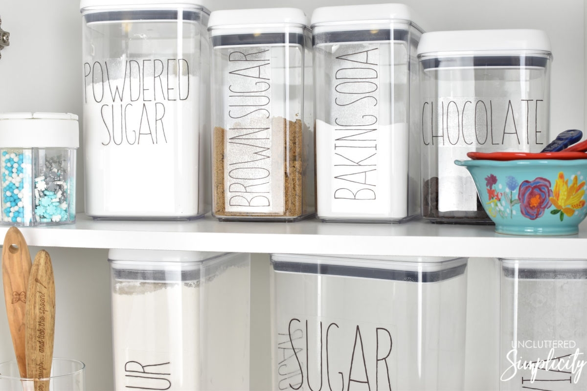 Free Printable Pantry Labels Farmhouse Rae Dunn Inspired Organize Declutter