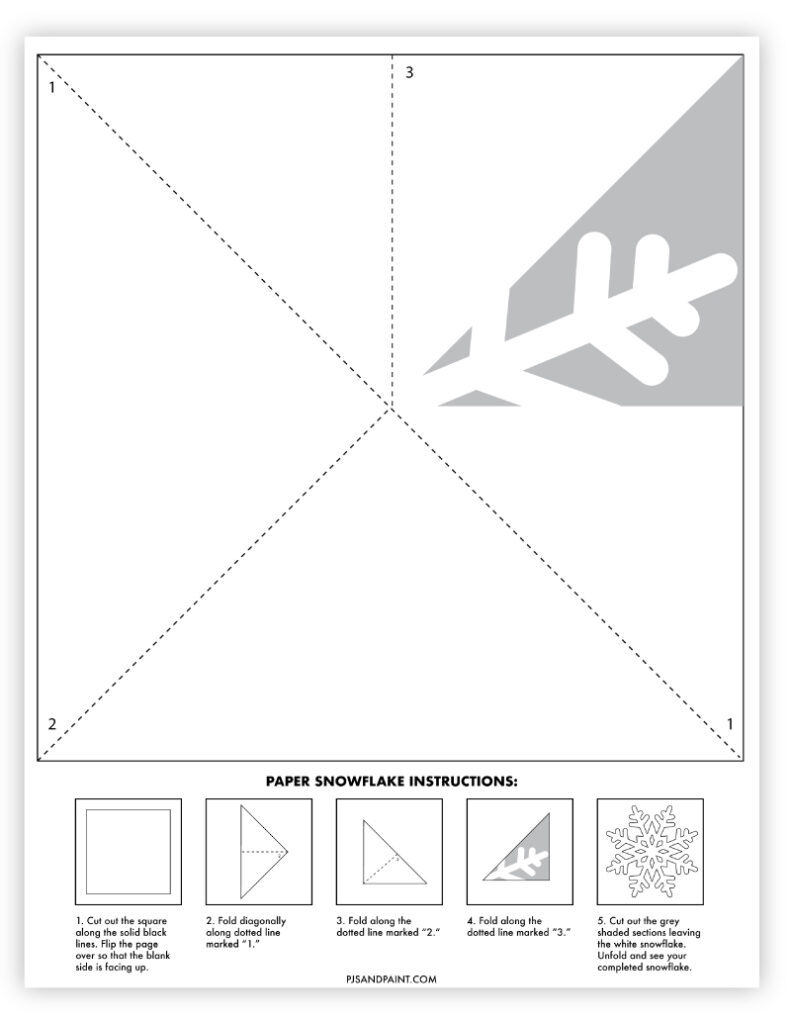 Winter Snowflake Free Printable Newsletter Editable Template