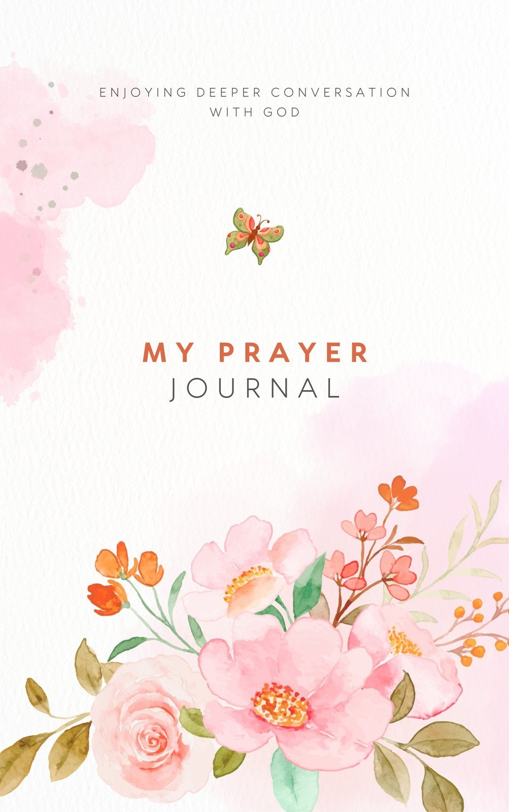 Free Printable Prayer Journal Book Cover Templates Canva