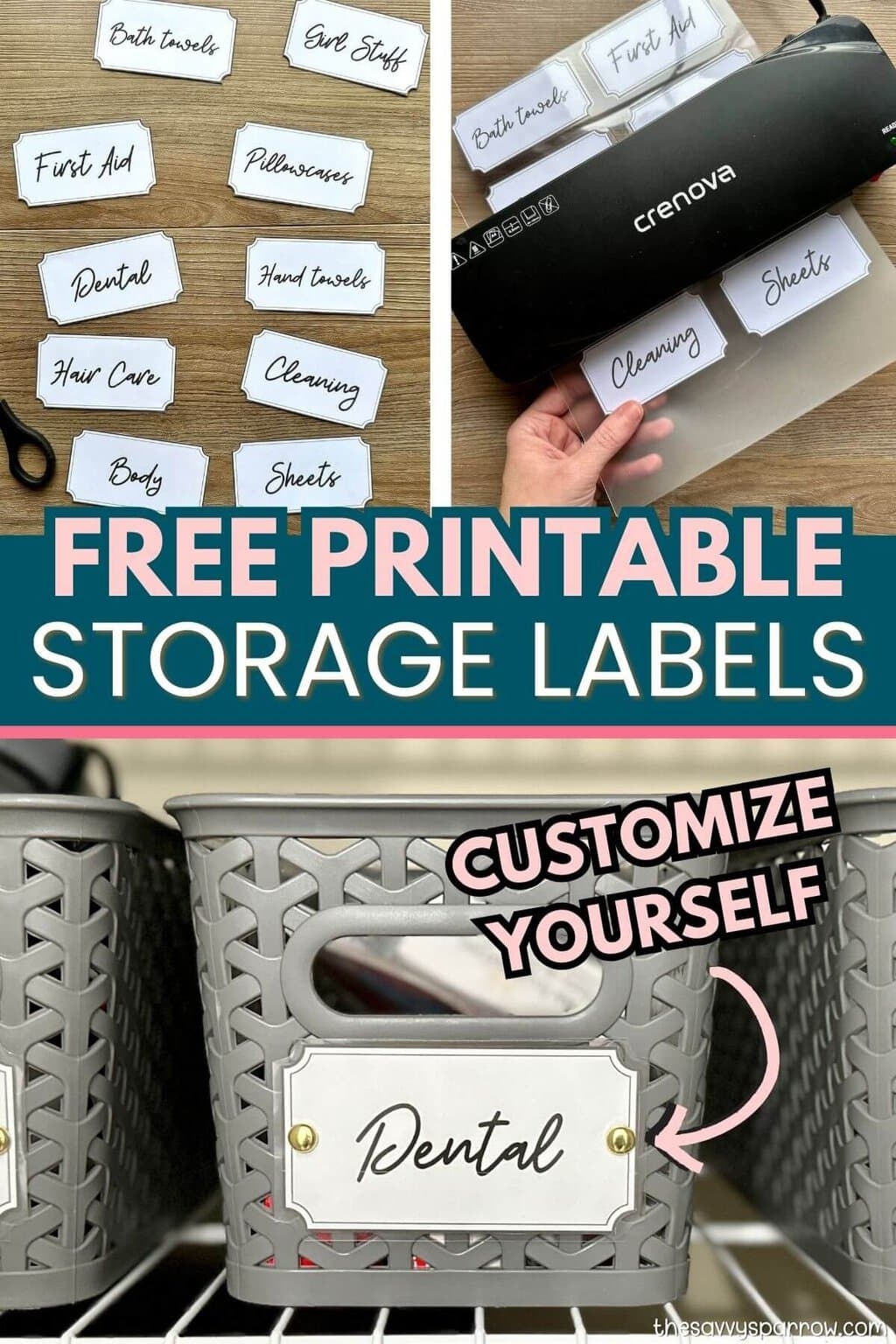 Free Printable Storage Basket Labels Customize The Template 