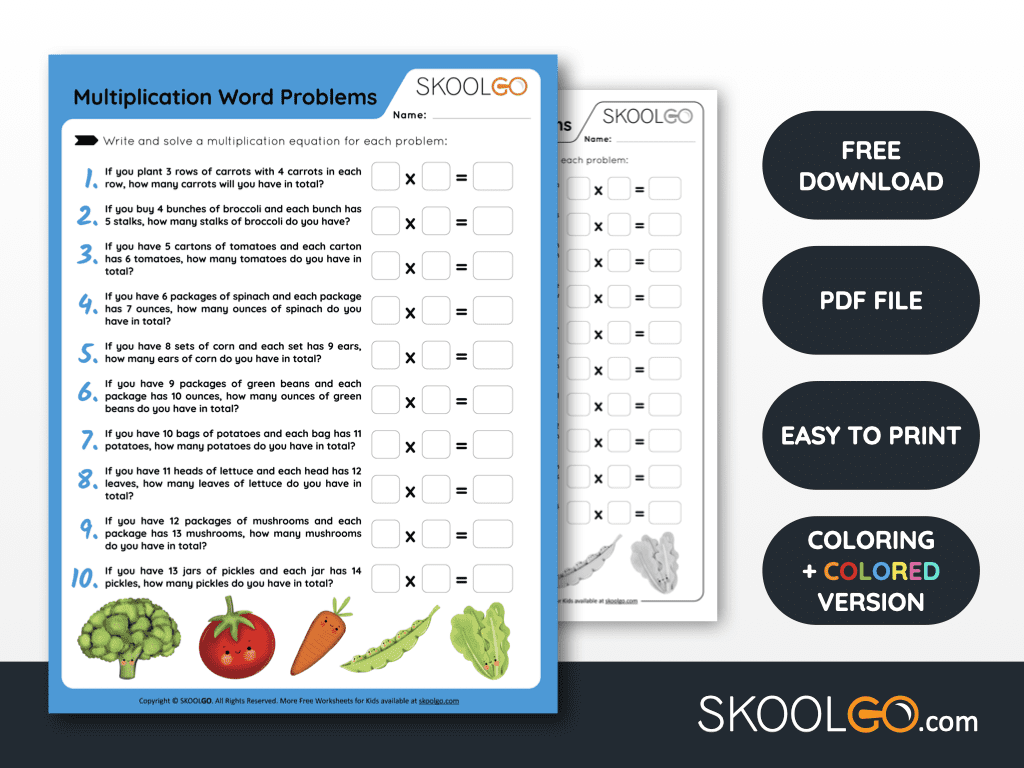 Free Printable Worksheets For 3rd Grade Kids Page 3 Of 14 SKOOLGO Worksheets Library