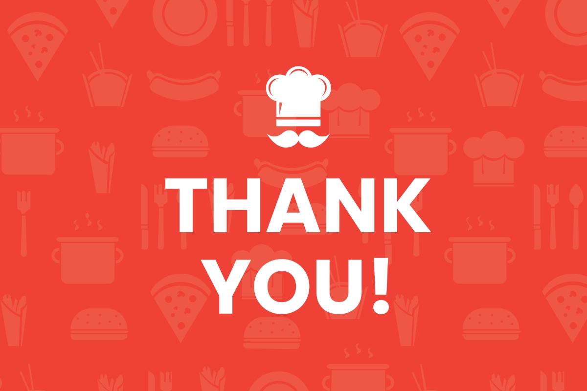 Free Restaurant Thank You Card Template To Edit Online