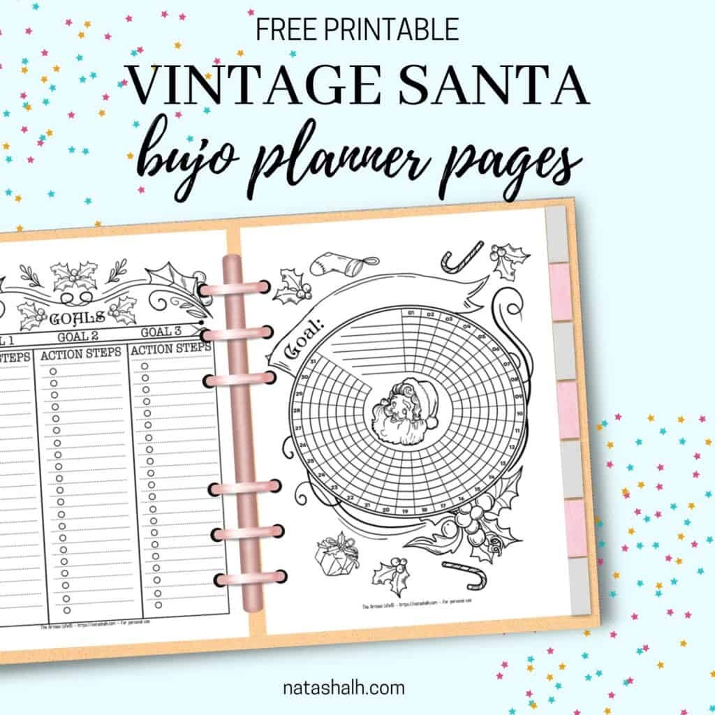 Free Santa Bujo Planner Printables for An Organized Holiday Season The Artisan Life