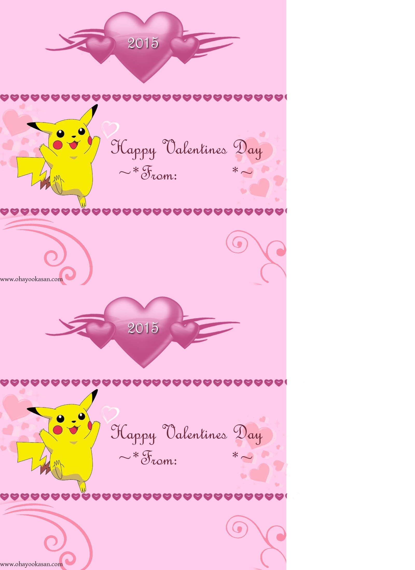 Free Spiderman Or Pikachu Valentines Day Candy Bar Wrapper Printable Ohayo Okasan