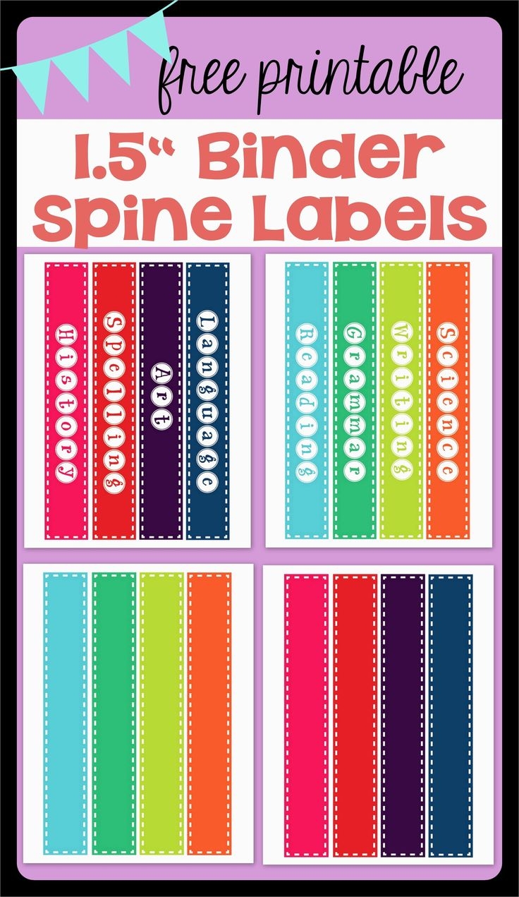 Free Spine Label Template Admirable Free Printable Binder Spine For Binder Labels Template 10 Examples Of Professional Templates Ideas