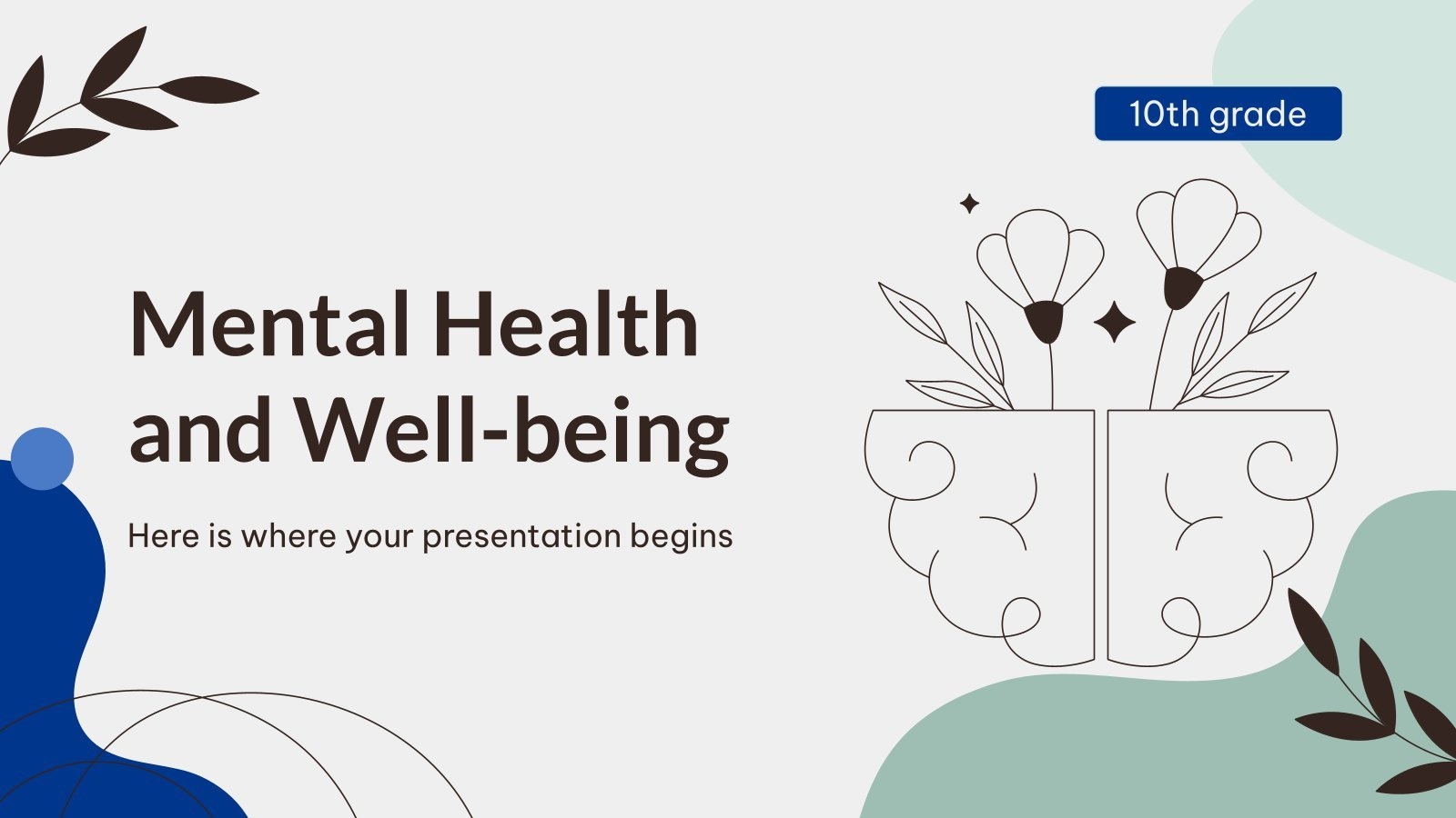 Free Templates On Mental Health For Google Slides PPT