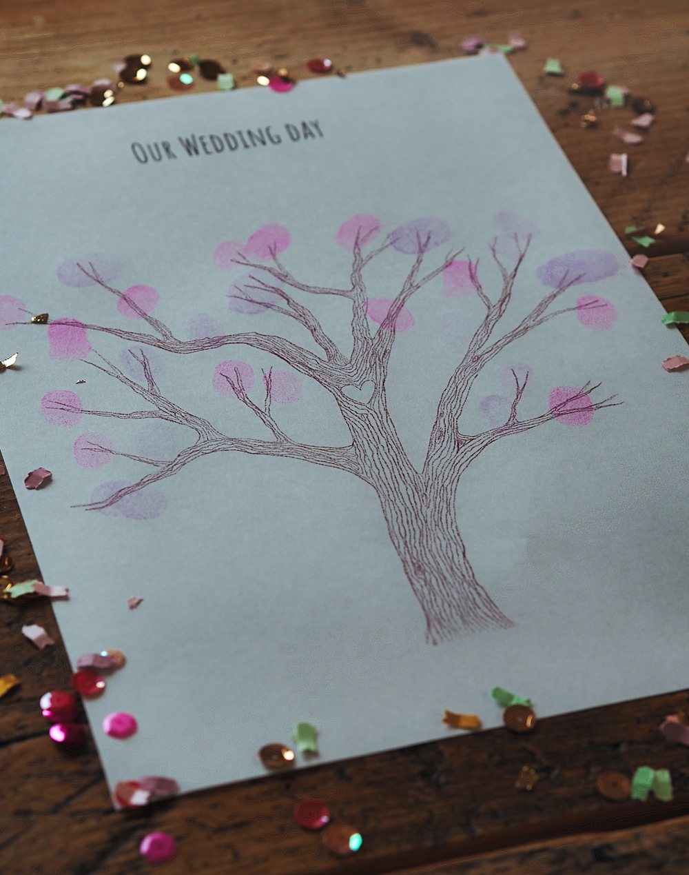 Free Printable Editable Fingerprint Tree Template