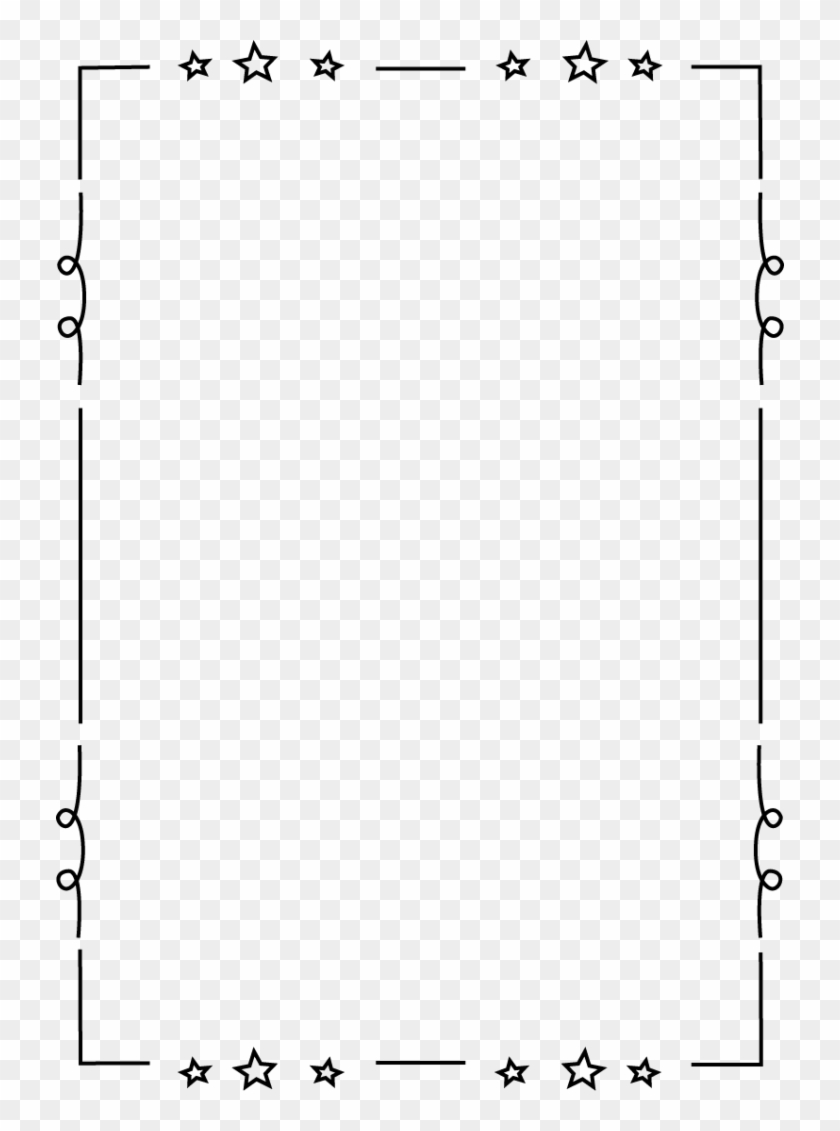 Funky Star Border Template Sketch Example Resume HD Png Download 728x1051 193083 PngFind