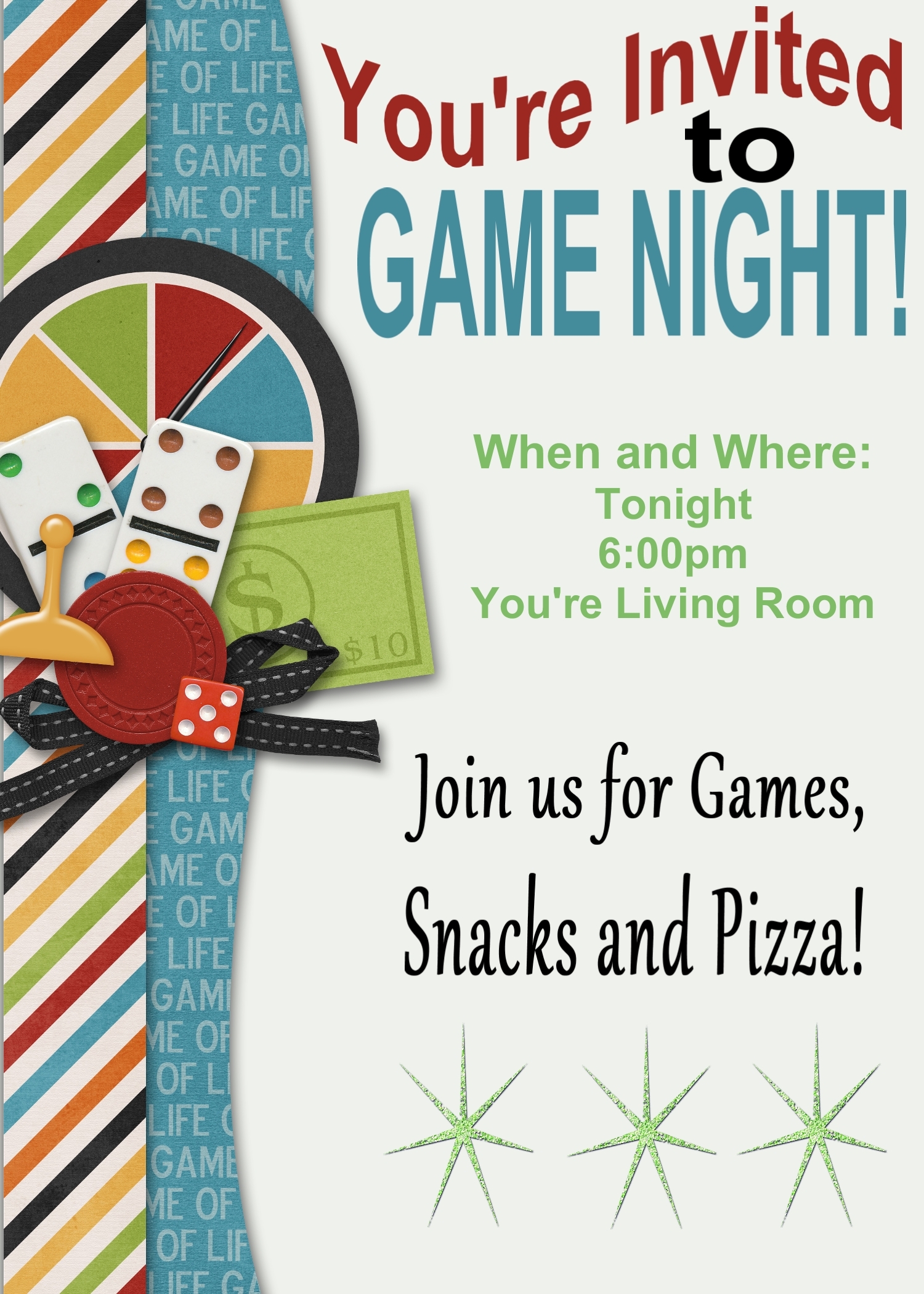 Game Night Printable Invitation And Game Review Printables 4 Mom