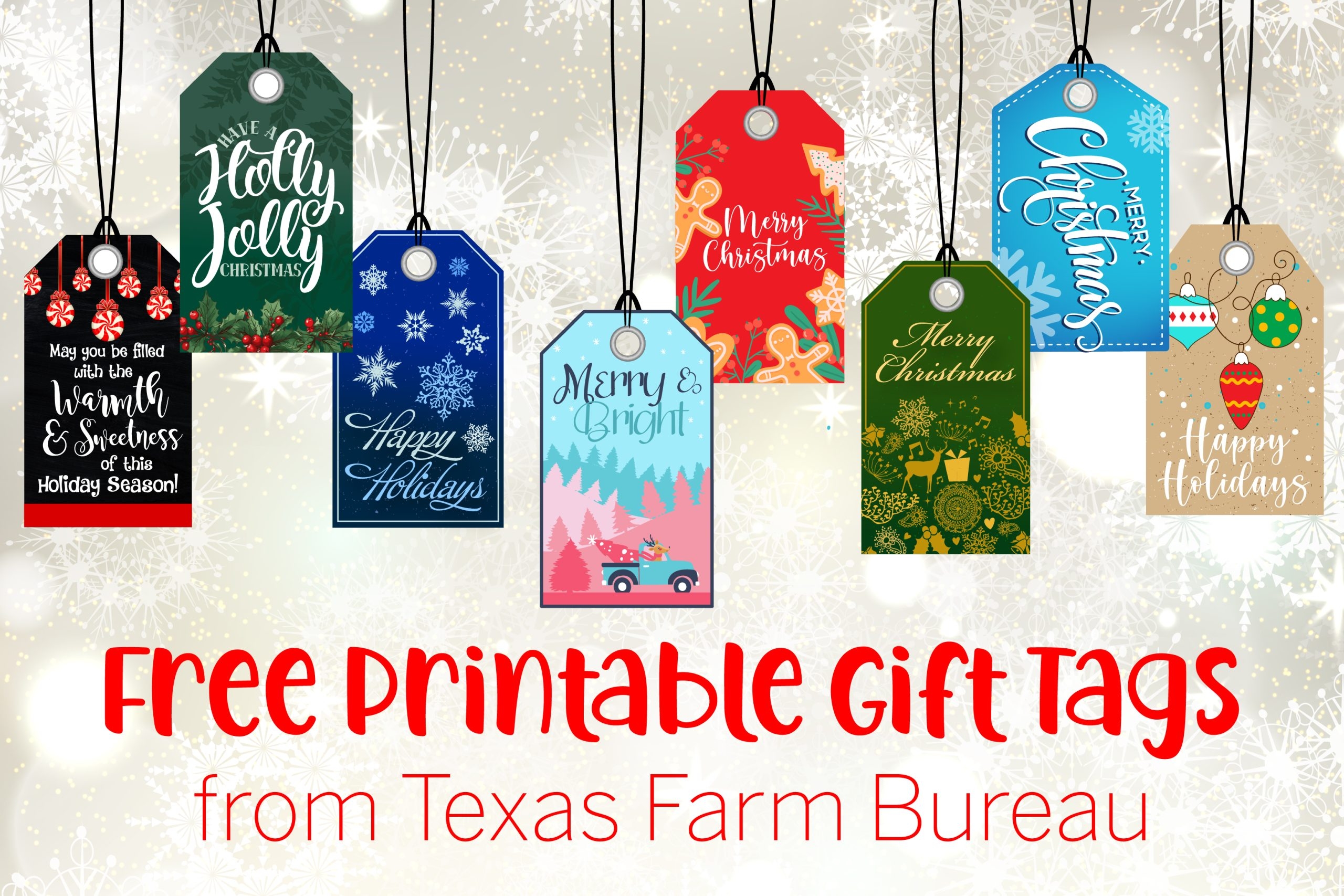 Free Editable Printable Christmas Gift Tags