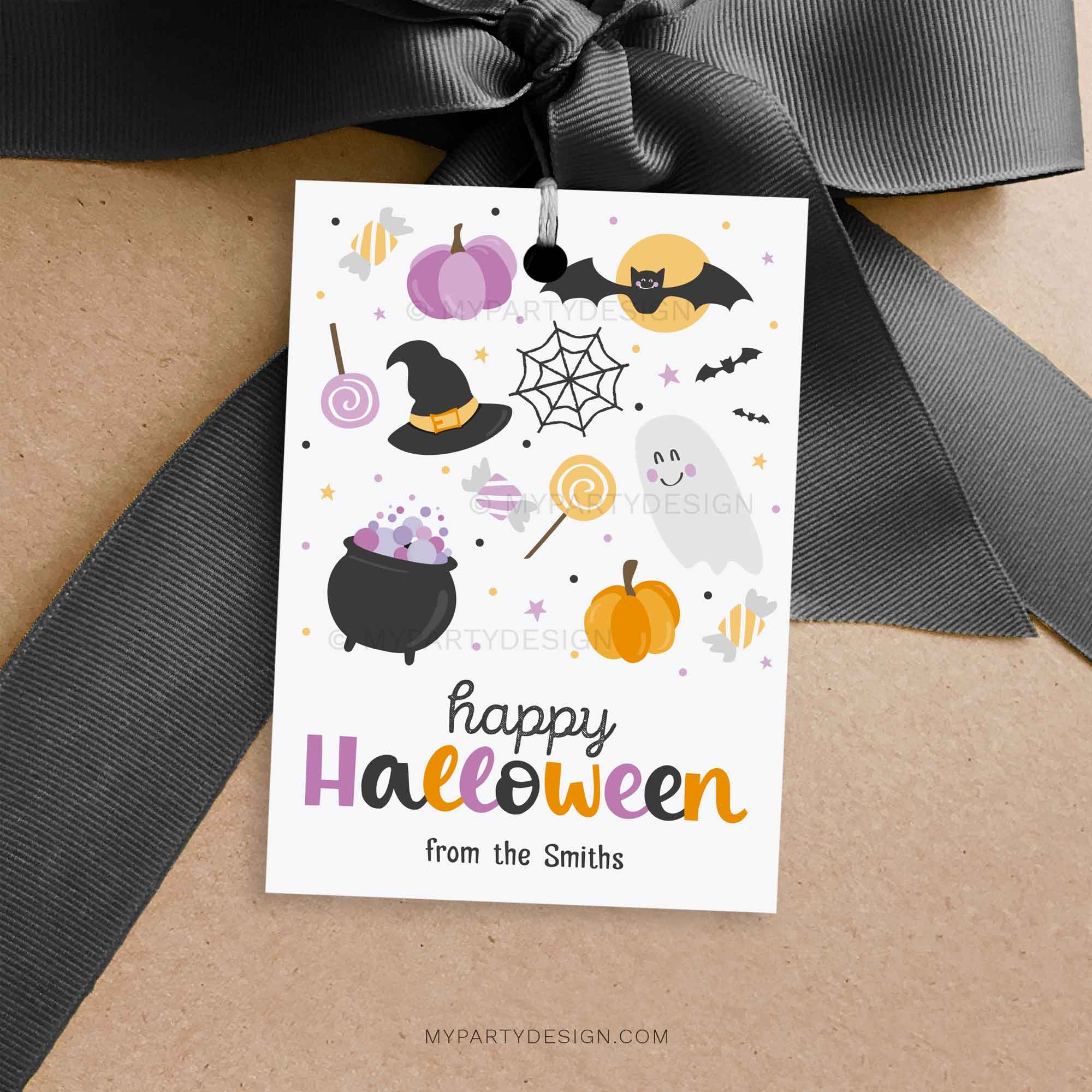 Free Printable And Editable Halloween Gift Tags