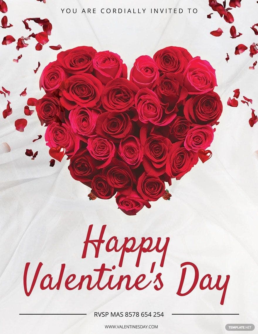 Happy Valentine s Greeting Card Template In PSD Download Template
