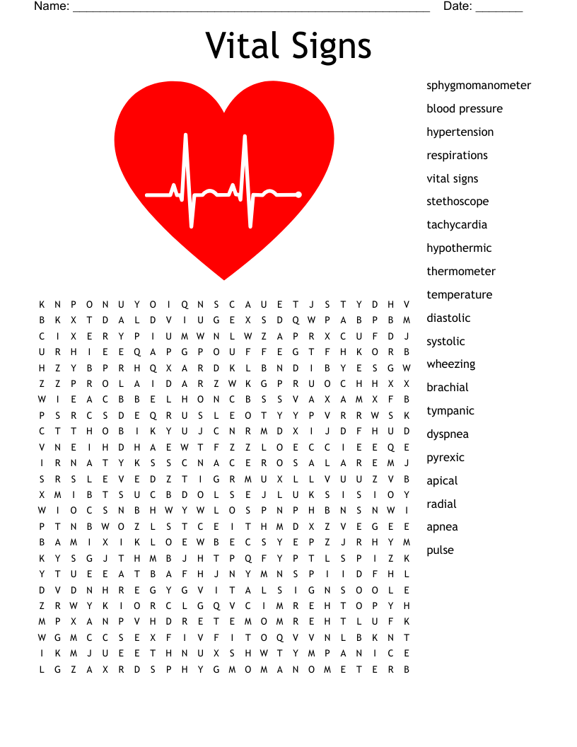 Free Printable Editable Heart Word Search With Names
