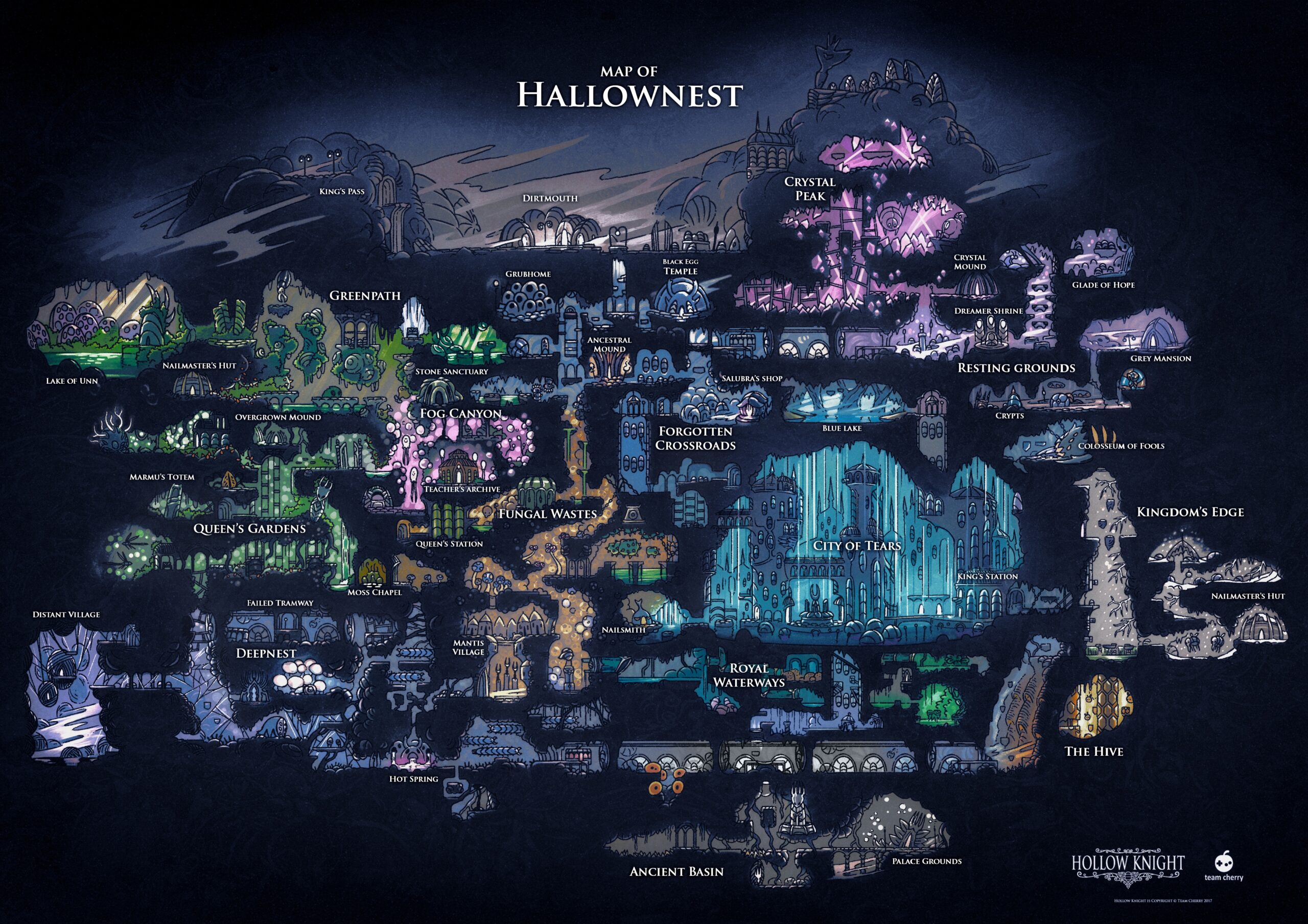 Hollow Knight Maps Hollow Knight Wiki